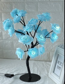LED Tree Lamp Rose Small Tree Lamp Modeling Lamp Table Lamp - Image 3