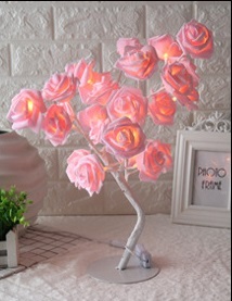 LED Tree Lamp Rose Small Tree Lamp Modeling Lamp Table Lamp - Image 9