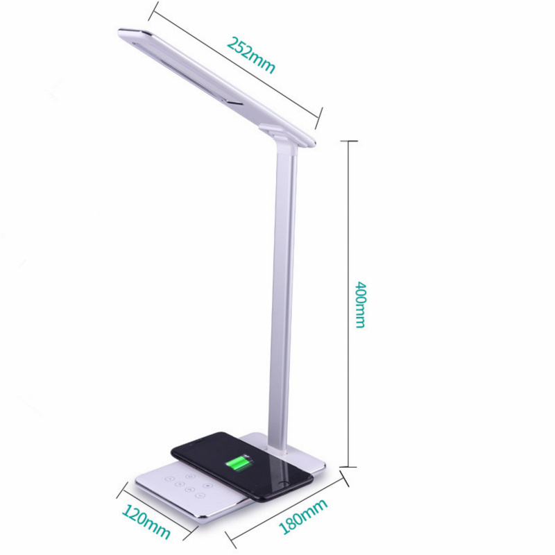 Huawei Apple Wireless Charging Desk Lamp LED Eye Protection Desk Lamp Bedside Folding - Image 4