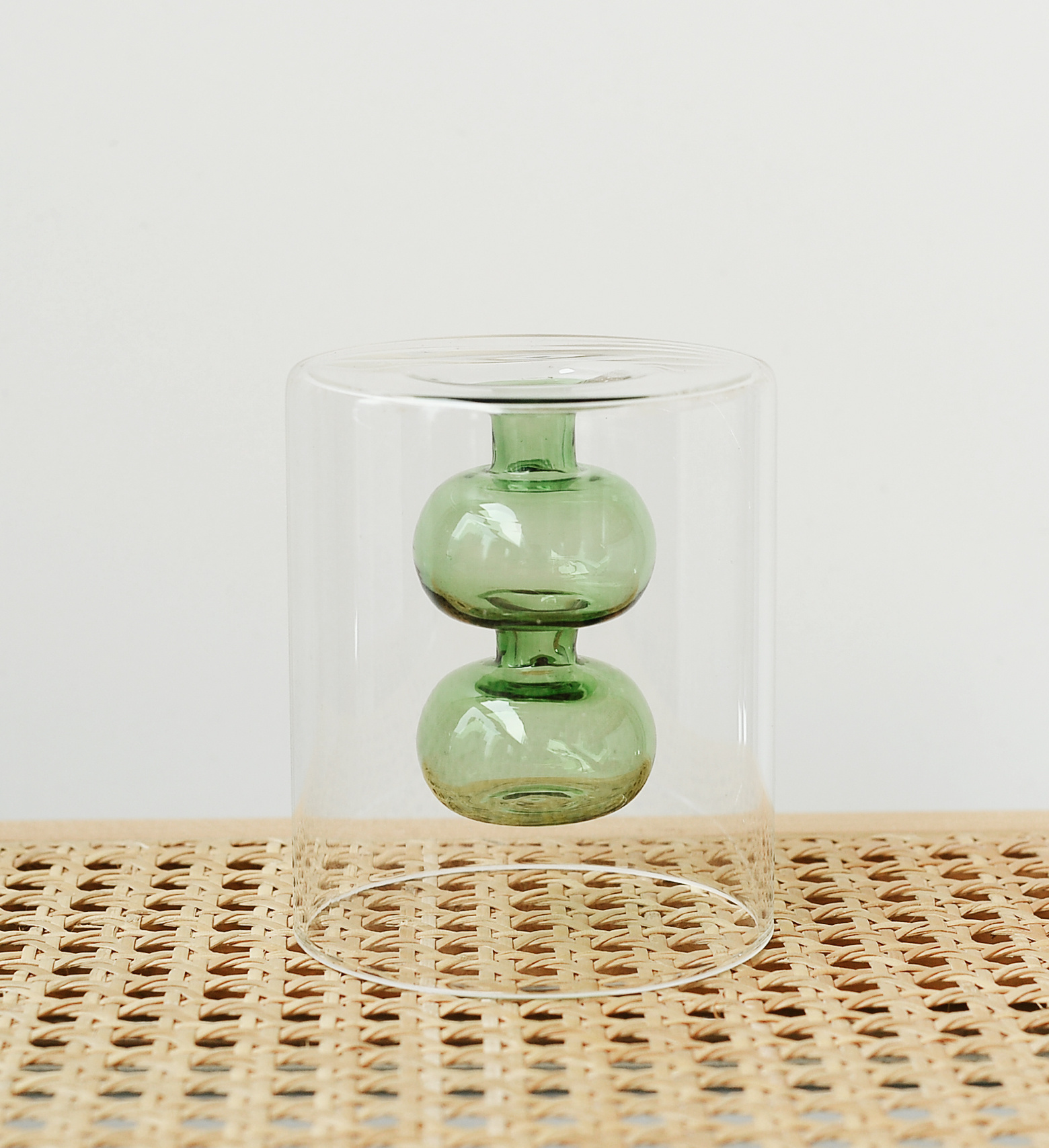 Retro Stained Glass Vase Gourd Hydroponic Flower Plant - Image 6