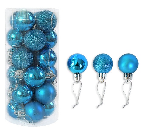 Christmas Decoration Shiny Matte Christmas Ball - Image 5