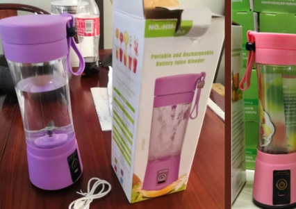 Portable Blender With USB Rechargeable Mini Kitchen Fruit Juice Mixer - Image 3