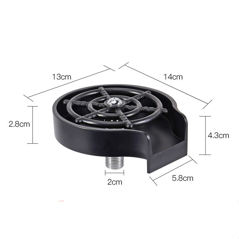 Bar Counter Cup Washer Sink High-pressure Spray Automatic Faucet Coffee Pitcher Wash Cup Tool Kitchen - Image 7