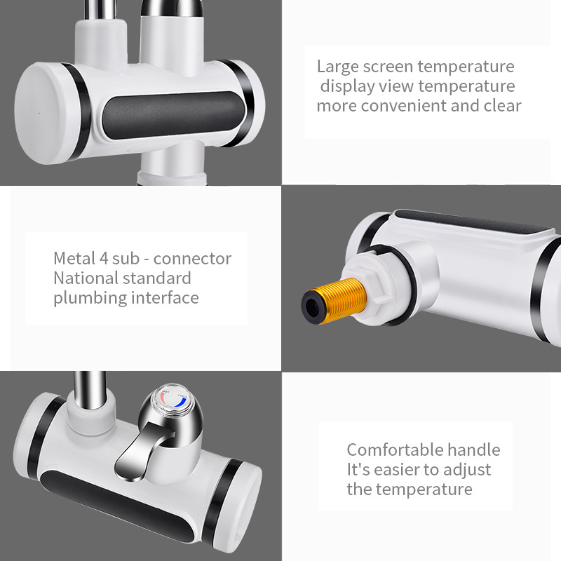Kitchen Electric Water Tap Water Heater Temperature Display Cold Heating Faucet Hot Water Faucet Heater - Image 6
